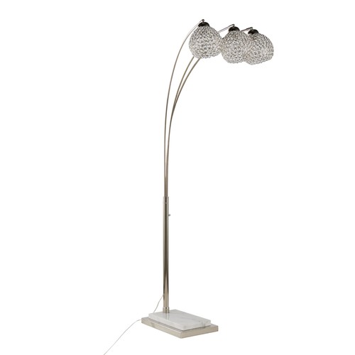 Willow Crystal 73" Metal Floor Lamp